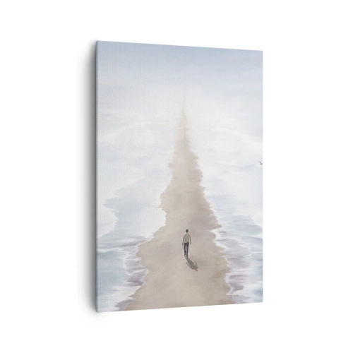 Lærredstryk - Billede på lærred - Lys fremtid - 70x100 cm