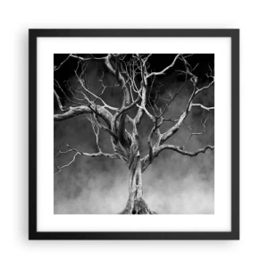 Plakat i sort ramme - Primær og hellig - 40x40 cm