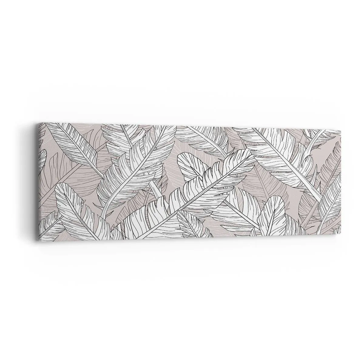 Lærredstryk - Billede på lærred - Fjerlig uro - 90x30 cm