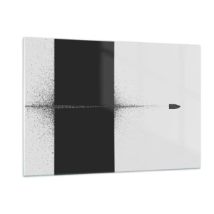 Billede på glas - Lige til sagen - 120x80 cm