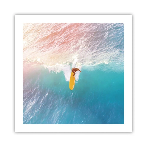 Plakat - Ocean rytter - 50x50 cm