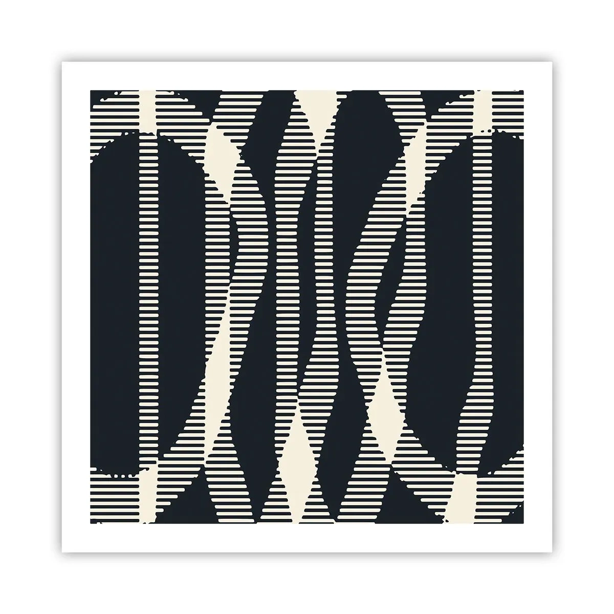 Plakat - Forsøg på at bryde igennem mørket - 60x60 cm