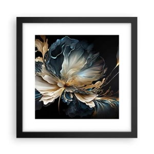 Plakat i sort ramme - Eventyrlig bregneblomst - 30x30 cm