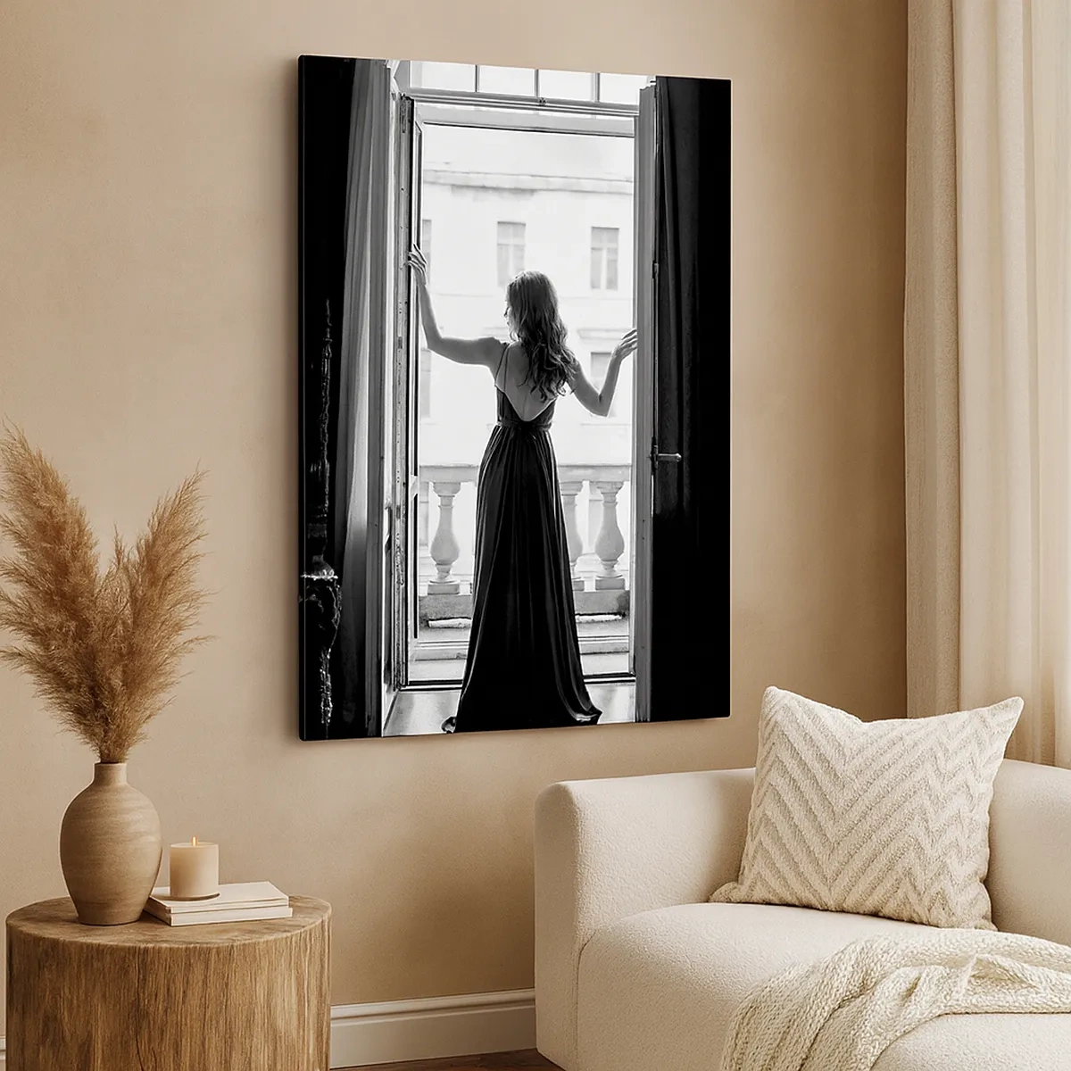 Lærredstryk - Billede på lærred - I stor stil - 50x70 cm