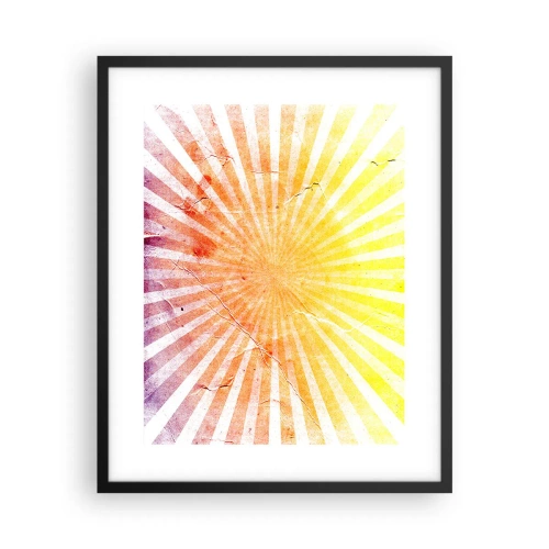 Plakat i sort ramme - Opgange og nedgange - 40x50 cm