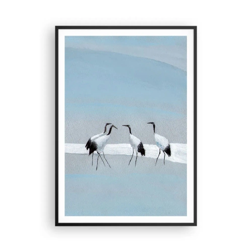 Plakat i sort ramme - Efter en varm dag - 70x100 cm