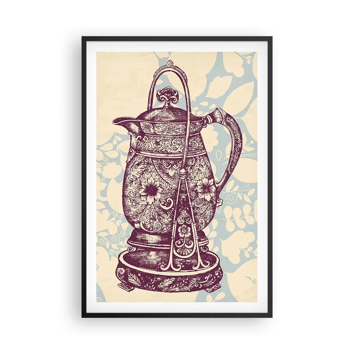 Plakat i sort ramme - Skønheden i hverdagslivet - 61x91 cm