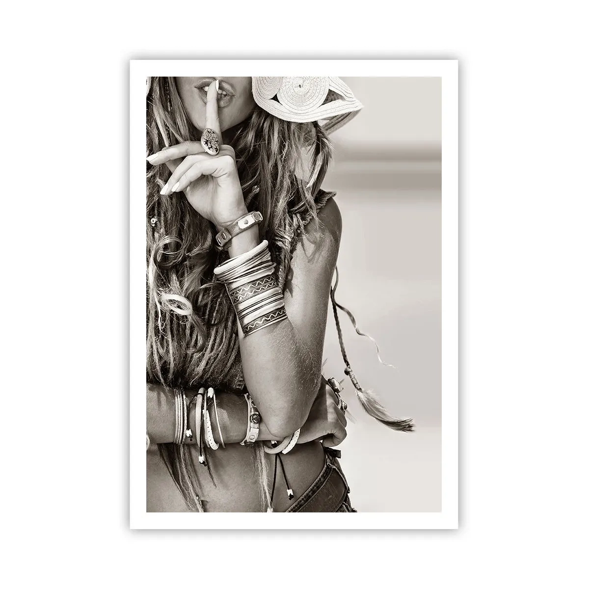 Plakat - Som en pige - 70x100 cm