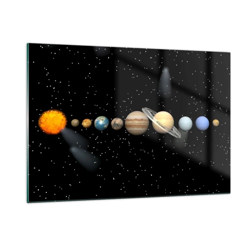 Billede på glas - Og planeterne er ved at blive skøre, ved at blive skøre.... - 120x80 cm
