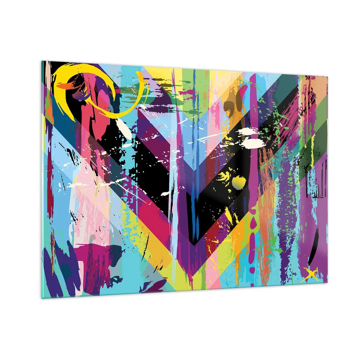 Billede på glas - Fra top til bund - 100x70 cm