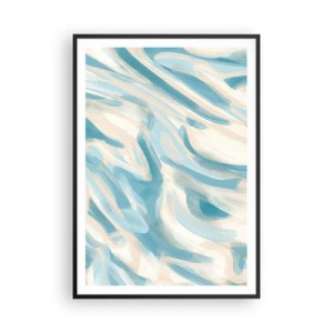 Plakat i sort ramme - Forårsbriser - 70x100 cm