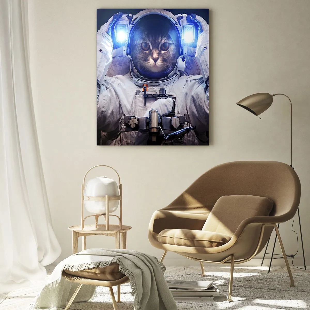 Billede på glas - Houston, I har et problem - 50x70 cm