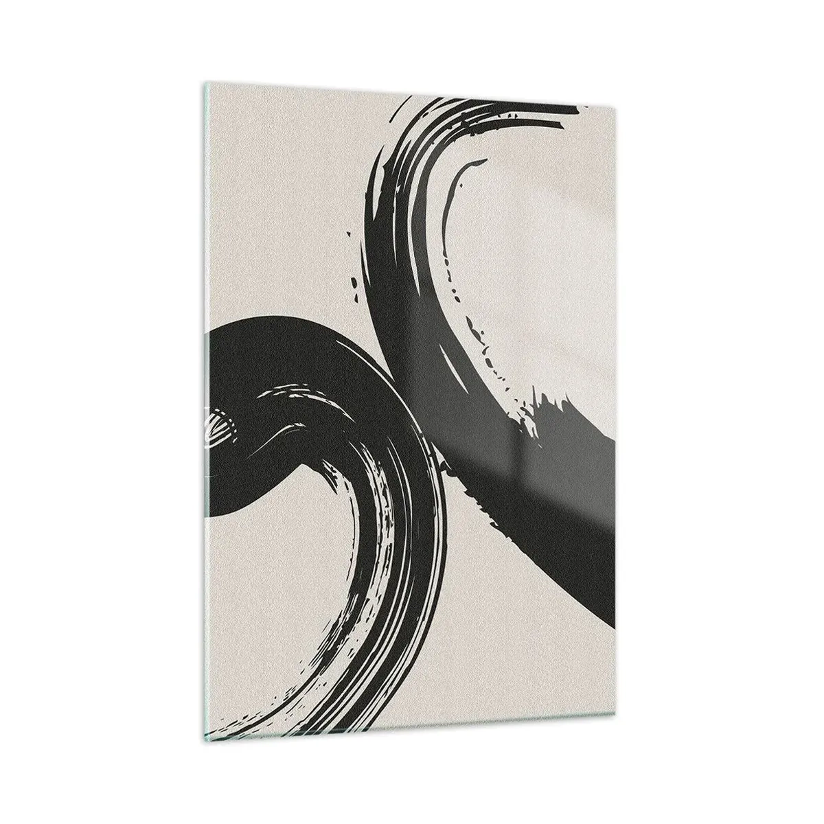 Billede på glas - Fejende og cirkulær - 50x70 cm