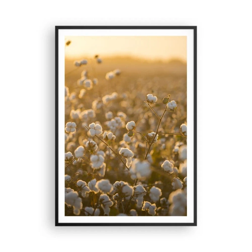 Plakat i sort ramme - Et luftigt felt - 70x100 cm