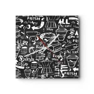 Vægur, Uret - All you need is… - 30x30 cm