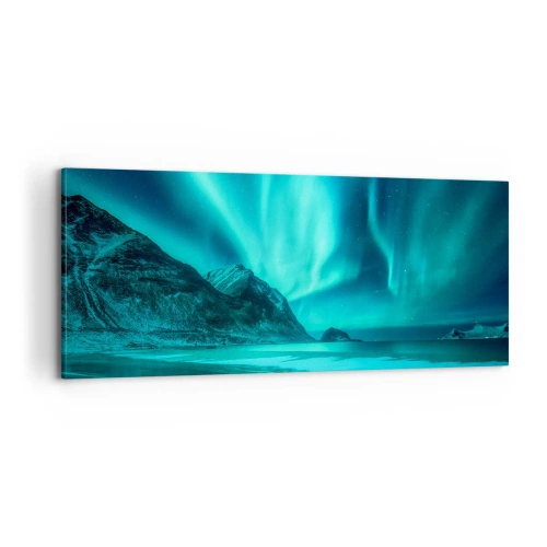 Lærredstryk - Billede på lærred - Nordens vidundere - 100x40 cm