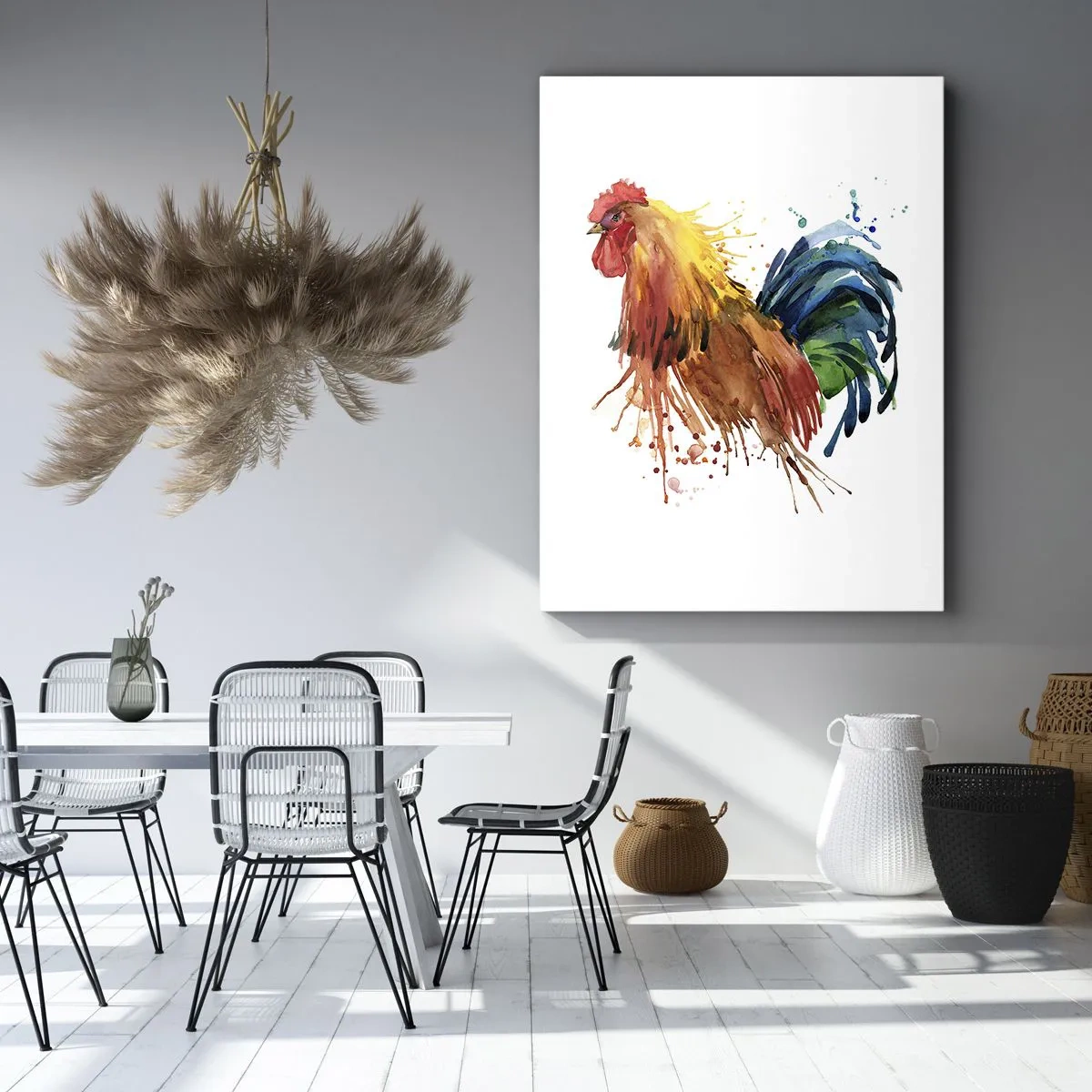 Lærredstryk - Billede på lærred - Kongelig kappe, kongelig stolthed - 50x70 cm