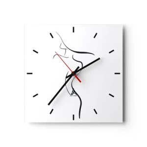 Vægur, Uret - Flygtig som en bølge - 30x30 cm