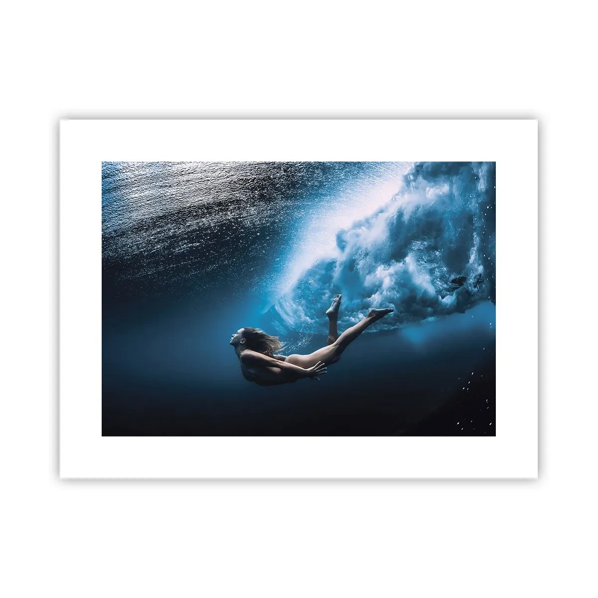 Plakat - Den moderne havfrue - 40x30 cm