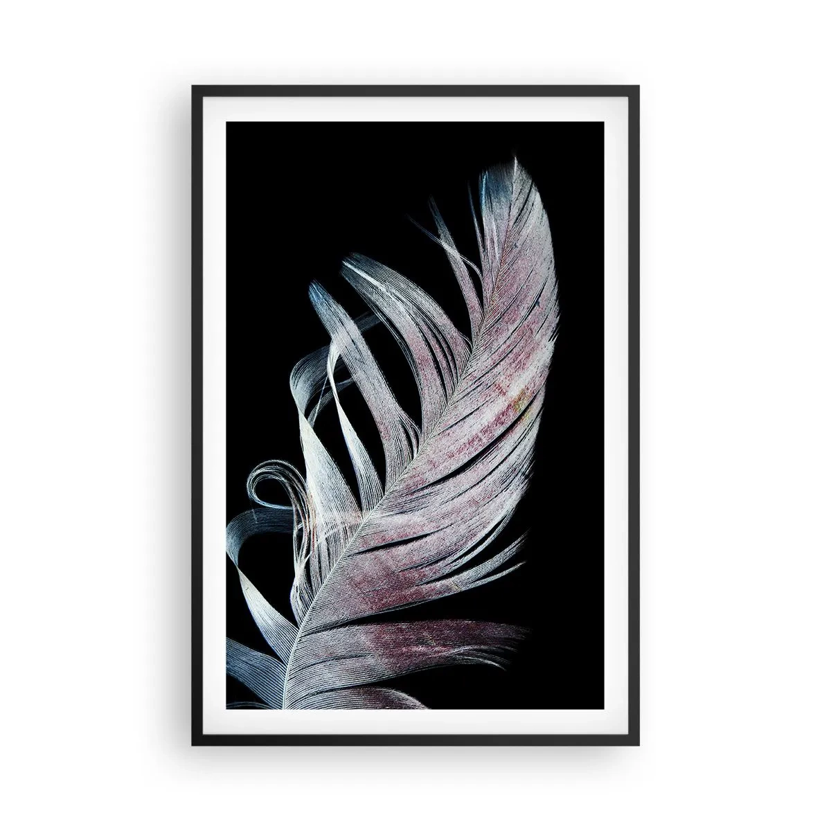 Plakat i sort ramme - Tænk om berøring - 61x91 cm