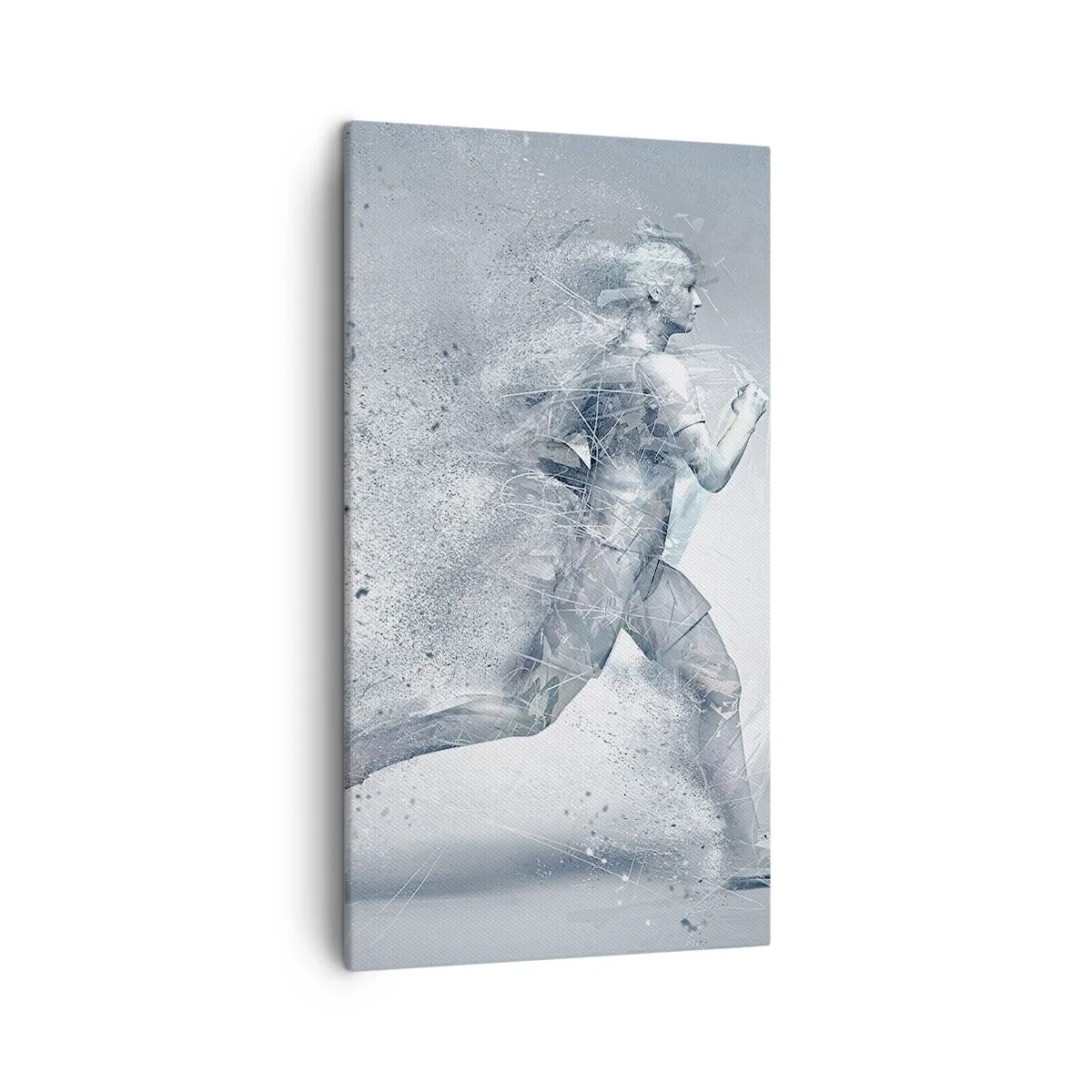 Lærredstryk - Billede på lærred - Krystalklar energi - 45x80 cm