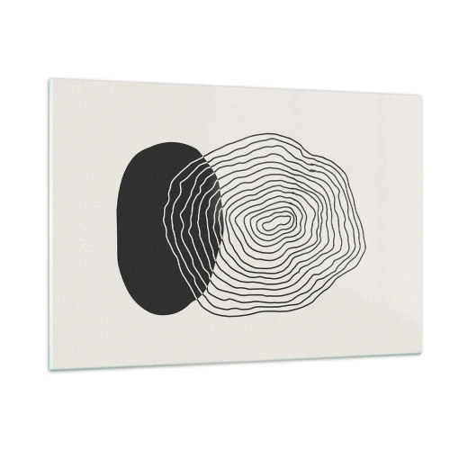 Billede på glas - Varighed og vibration - 120x80 cm