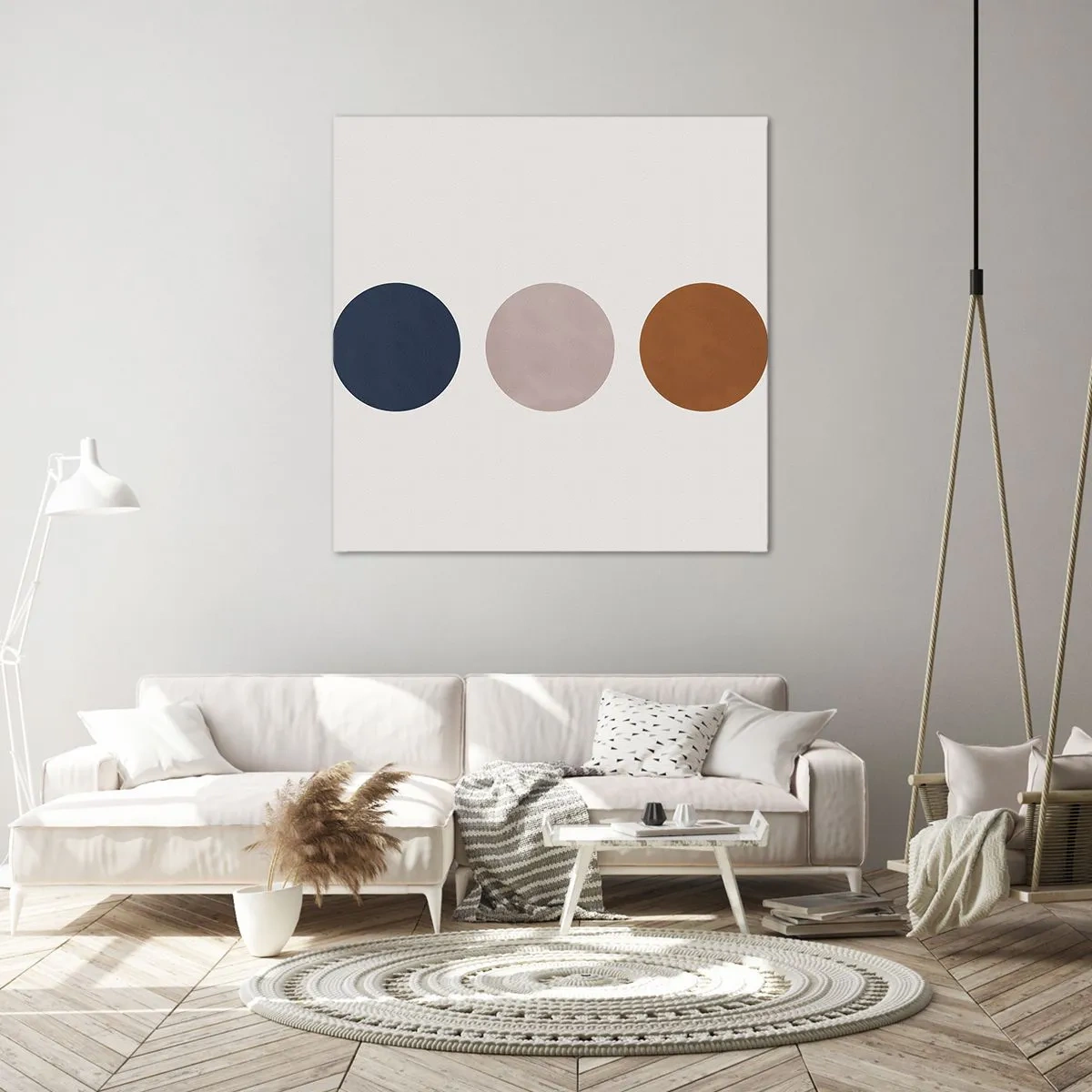 Lærredstryk - Billede på lærred - Et symbol på perfektion - 50x50 cm