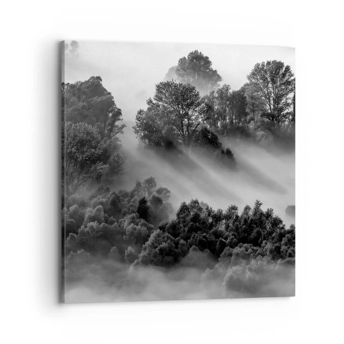 Lærredstryk - Billede på lærred - At vågne fra søvnen - 70x70 cm