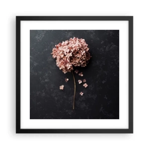 Plakat i sort ramme - Et virkelig romantisk tegn - 40x40 cm