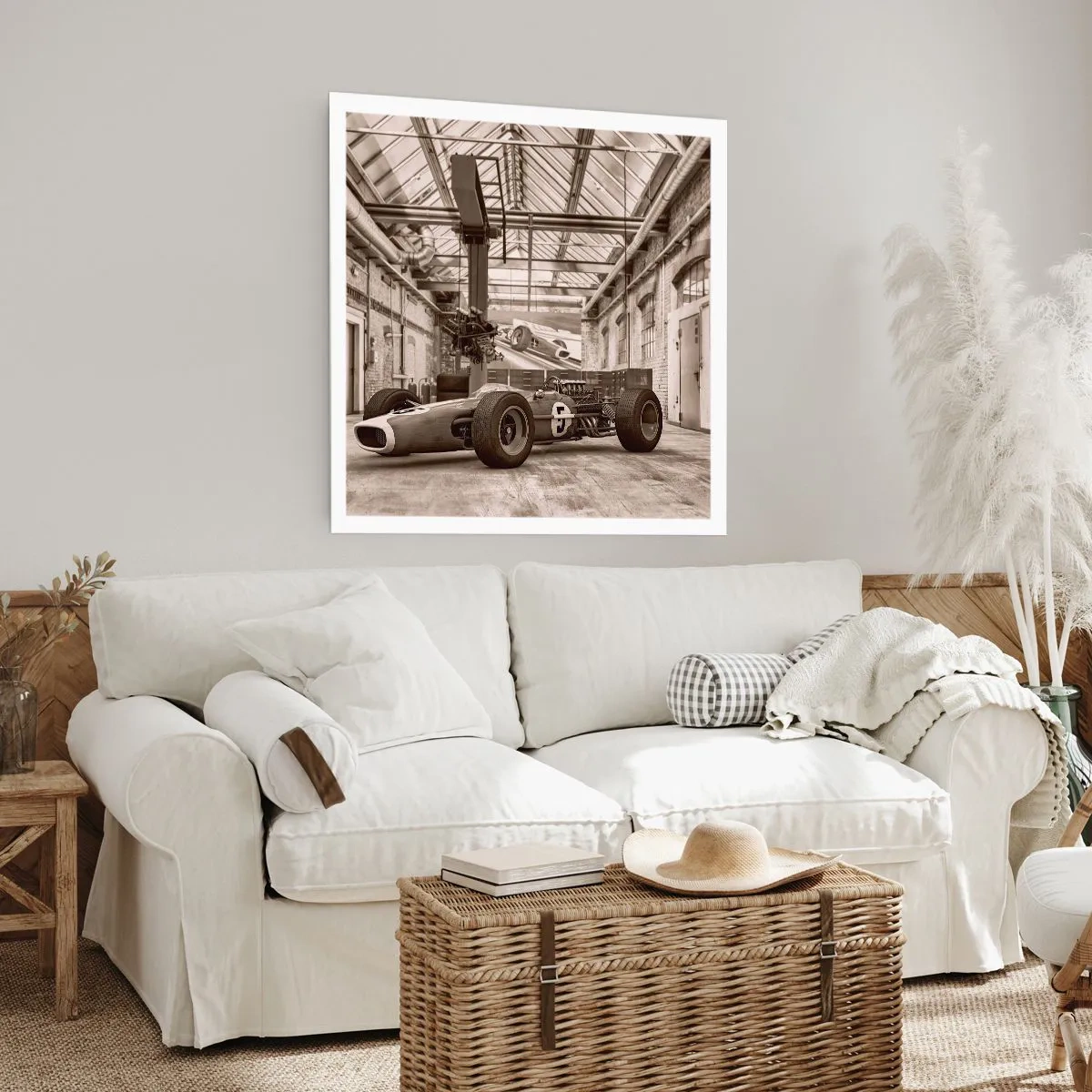 Plakat - Vinderens hvile - 40x40 cm