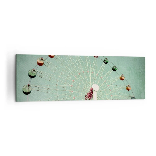 Lærredstryk - Billede på lærred - Vi inviterer dig til at lege - 160x50 cm