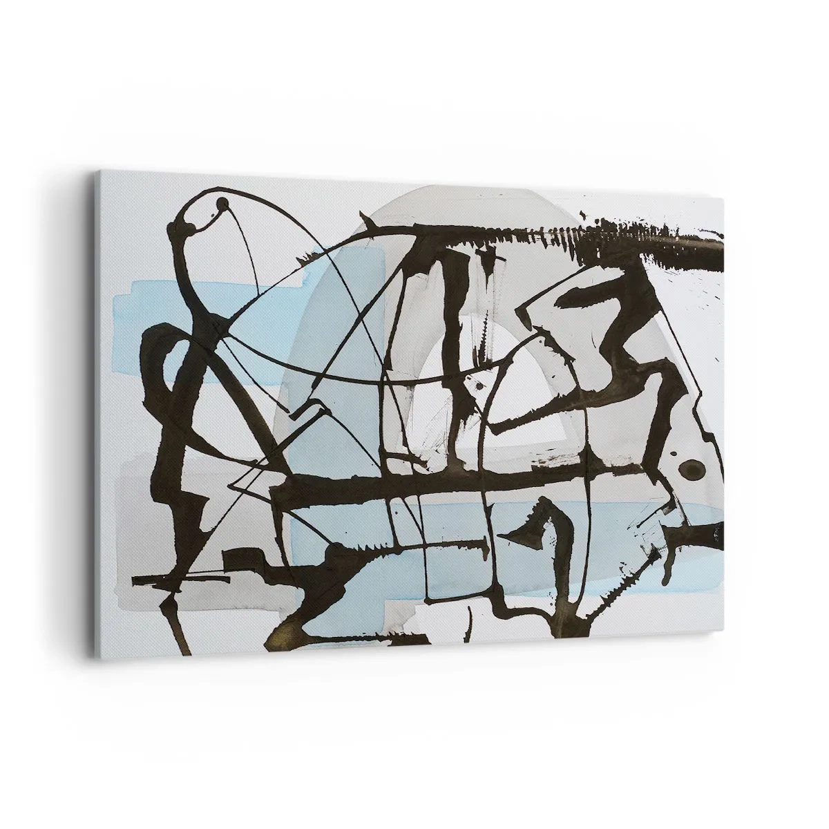 Lærredstryk - Billede på lærred - Ikke desto mindre blå - 120x80 cm