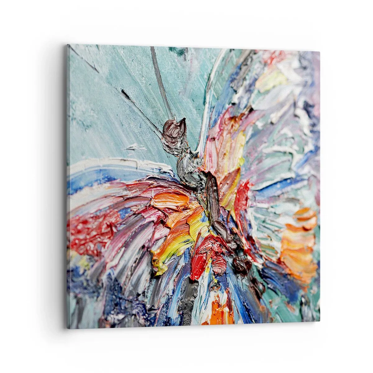 Lærredstryk - Billede på lærred - Malet af naturen - 70x70 cm