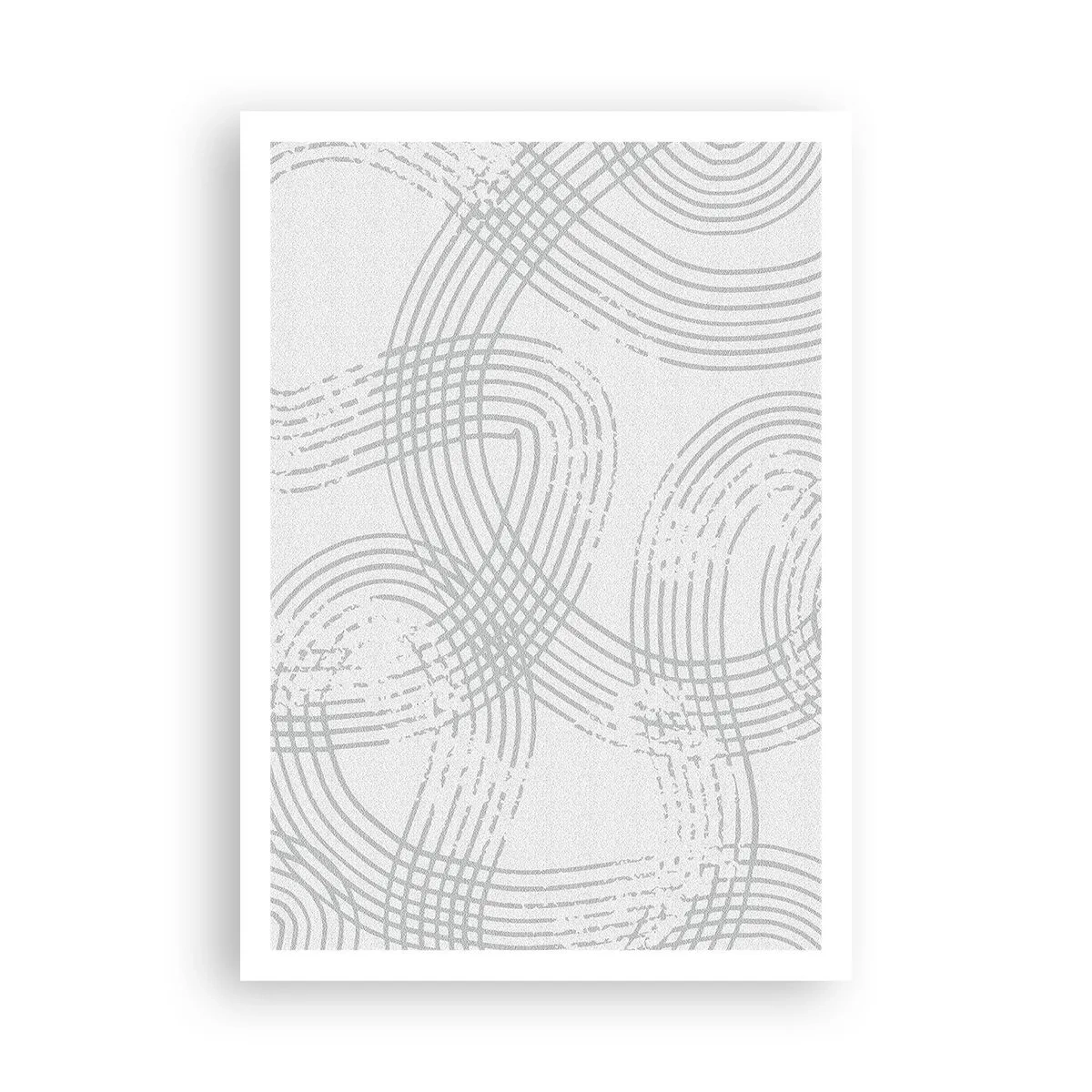 Plakat - Der er ingen lige vej - 70x100 cm