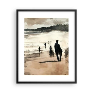 Plakat i sort ramme - Indkaldt - 40x50 cm