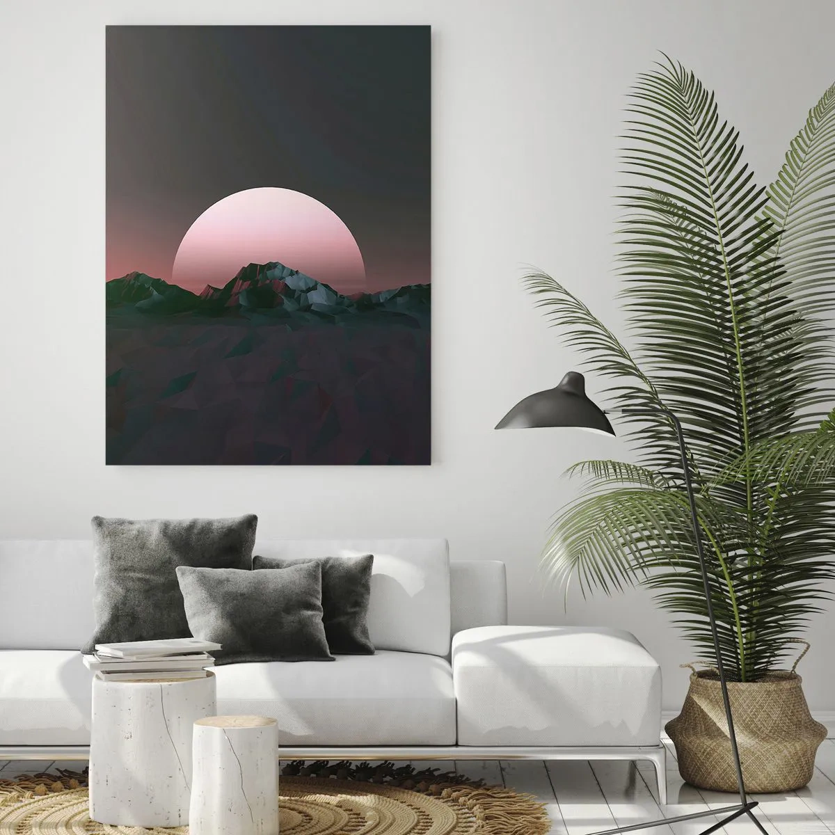 Billede på glas - I en nabogalakse - 80x120 cm