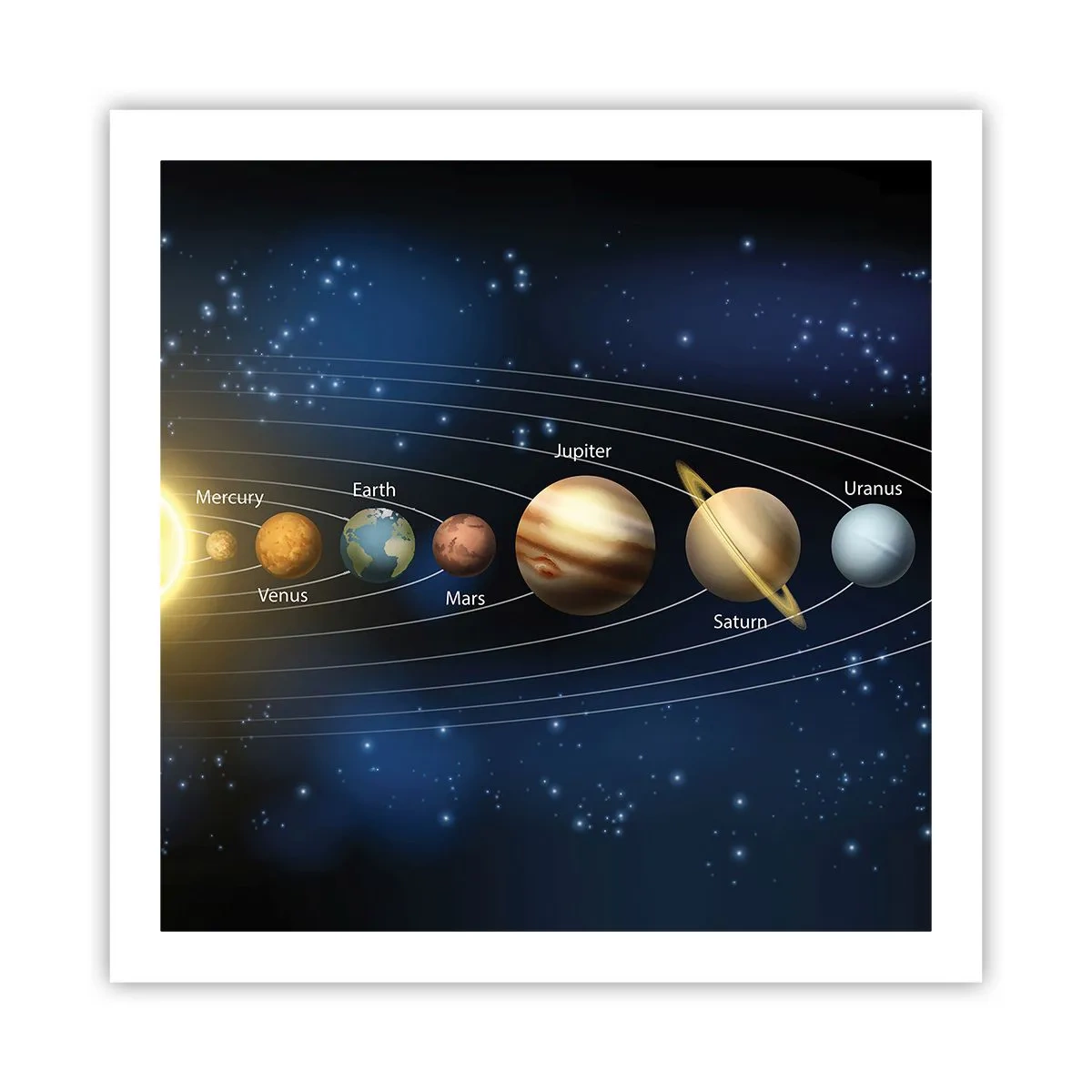 Plakat - En ud af ti - 60x60 cm