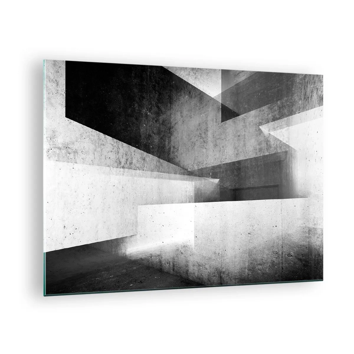 Billede på glas - Rummet struktur - 70x50 cm
