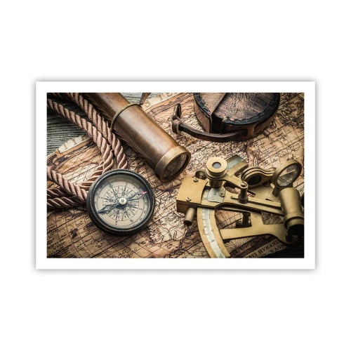 Plakat - Fastlægge kursen - 91x61 cm