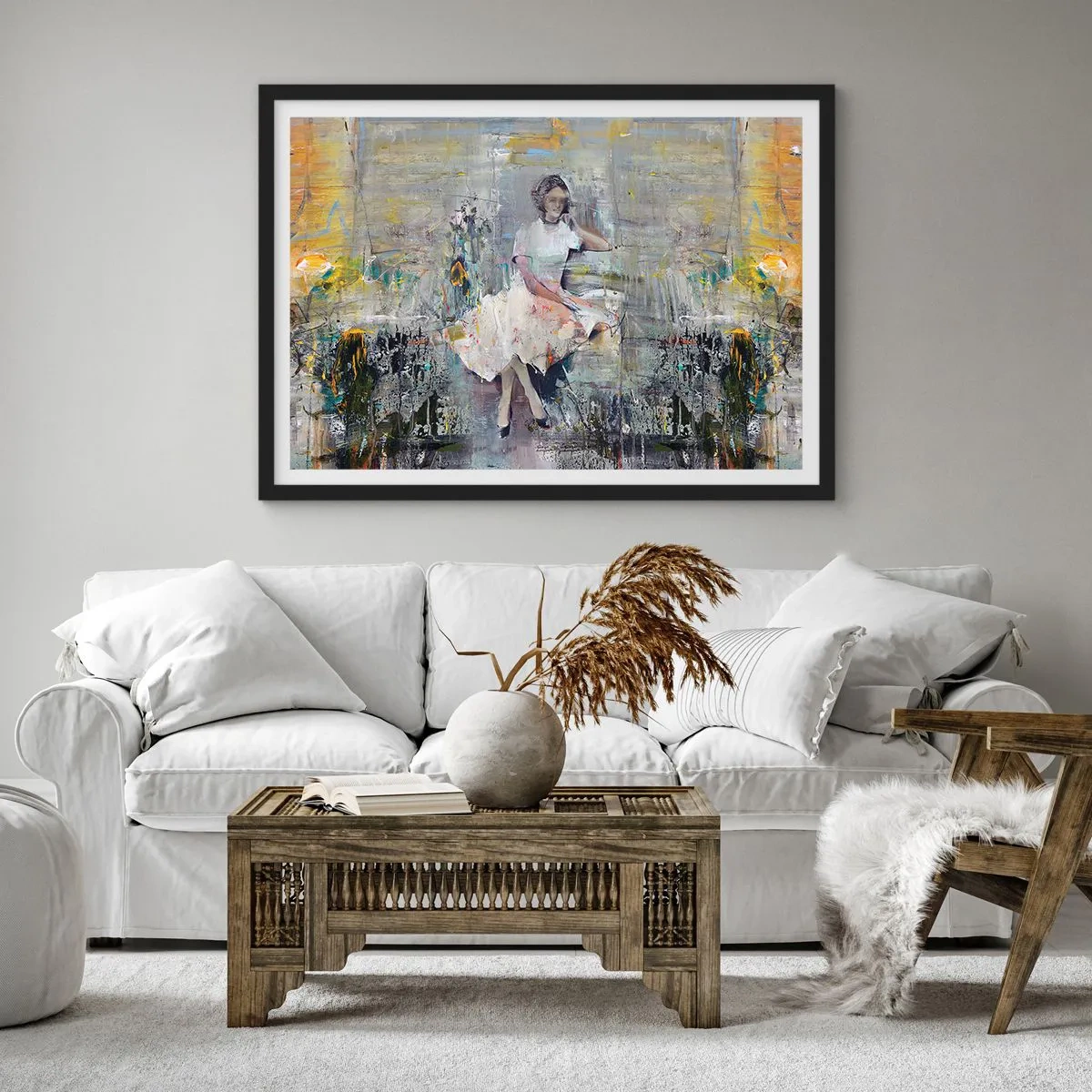 Plakat i sort ramme - Klassisk og moderne - 91x61 cm