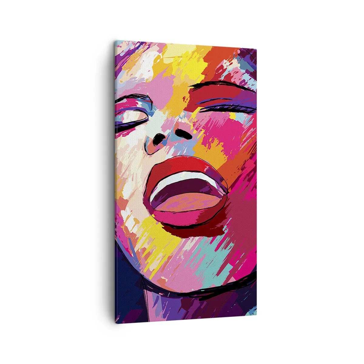 Lærredstryk - Billede på lærred - Syng hele livet - 45x80 cm