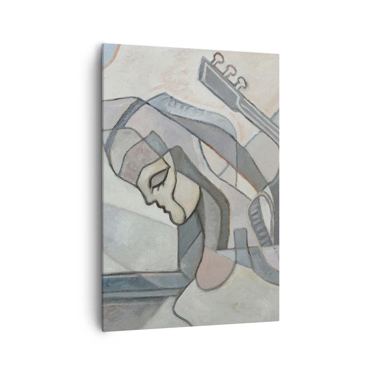 Lærredstryk - Billede på lærred - I musikkens kraft - 70x100 cm