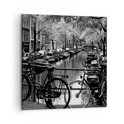 Lærredstryk - Billede på lærred - En meget hollandsk udsigt - 60x60 cm