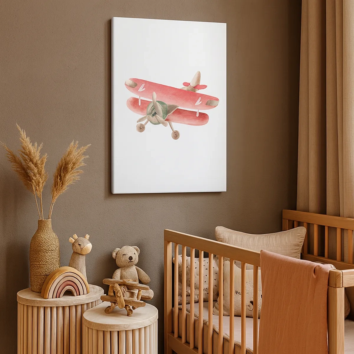 Lærredstryk - Billede på lærred - Klar til at flyve højt - 50x70 cm