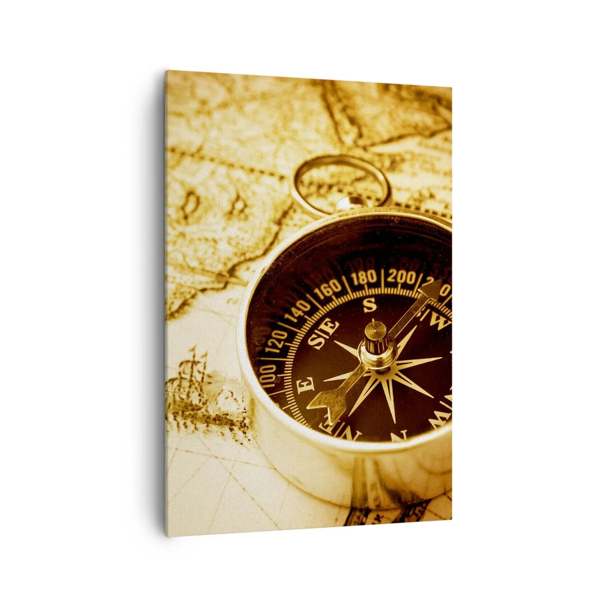 Lærredstryk - Billede på lærred - Øst eller vest? - 70x100 cm