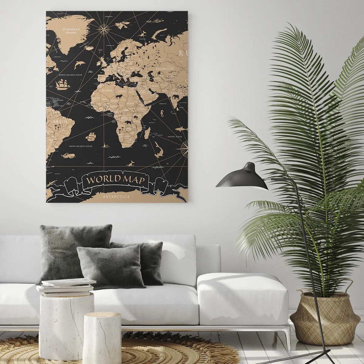 Billede på glas - Grænserne for min verden - 70x100 cm