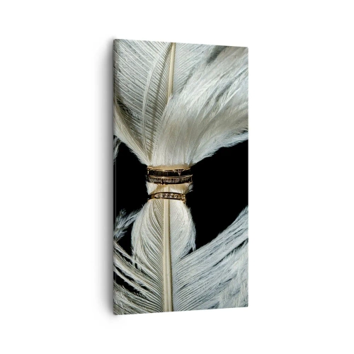 Lærredstryk - Billede på lærred - ...og jeg vil ikke forlade dig... - 55x100 cm