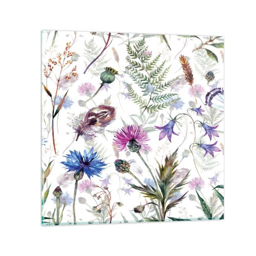 Billede på glas - Polsk herbarium - 30x30 cm