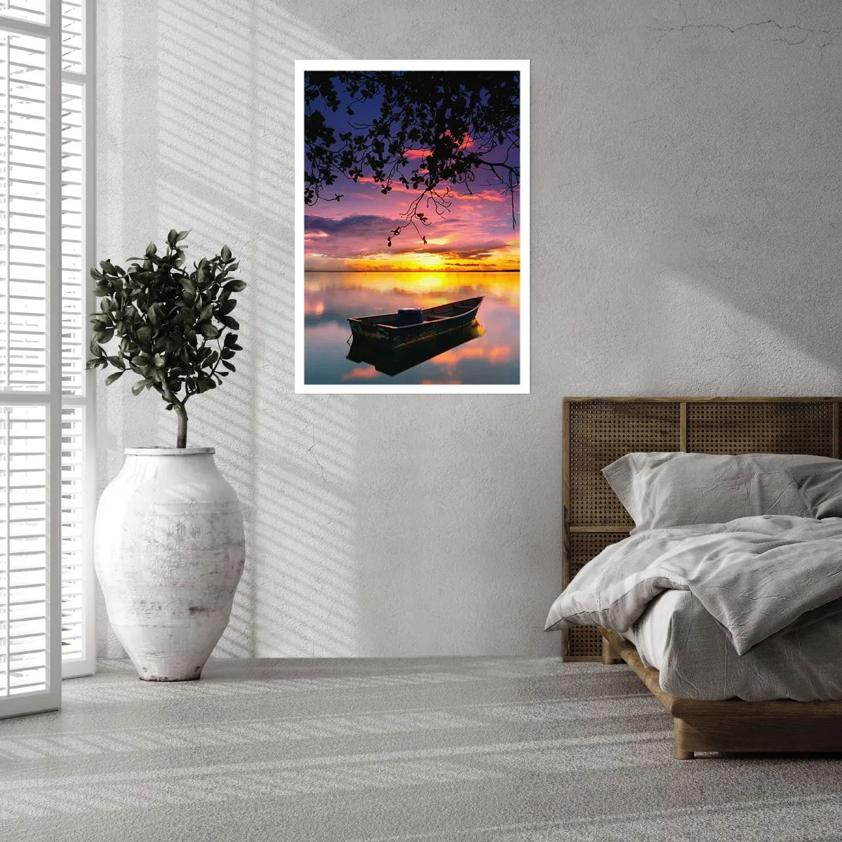 Plakat - "Det ser ud til, at du hænger midt på himlen..." - 61x91 cm