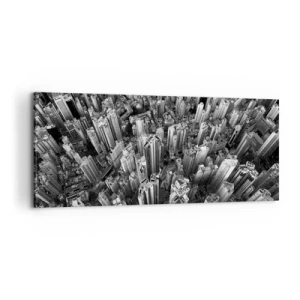 Lærredstryk - Billede på lærred - Stadig højere og højere - 120x50 cm